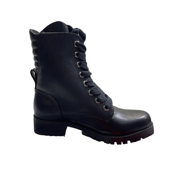 CAPEZIO 610W Flat Combat Boot Women's Size 6M Black Lace Up Zipper Dance Sneaker - Picture 4 of 11